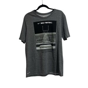 Nike Men's Gray Football T-Shirt sz L
